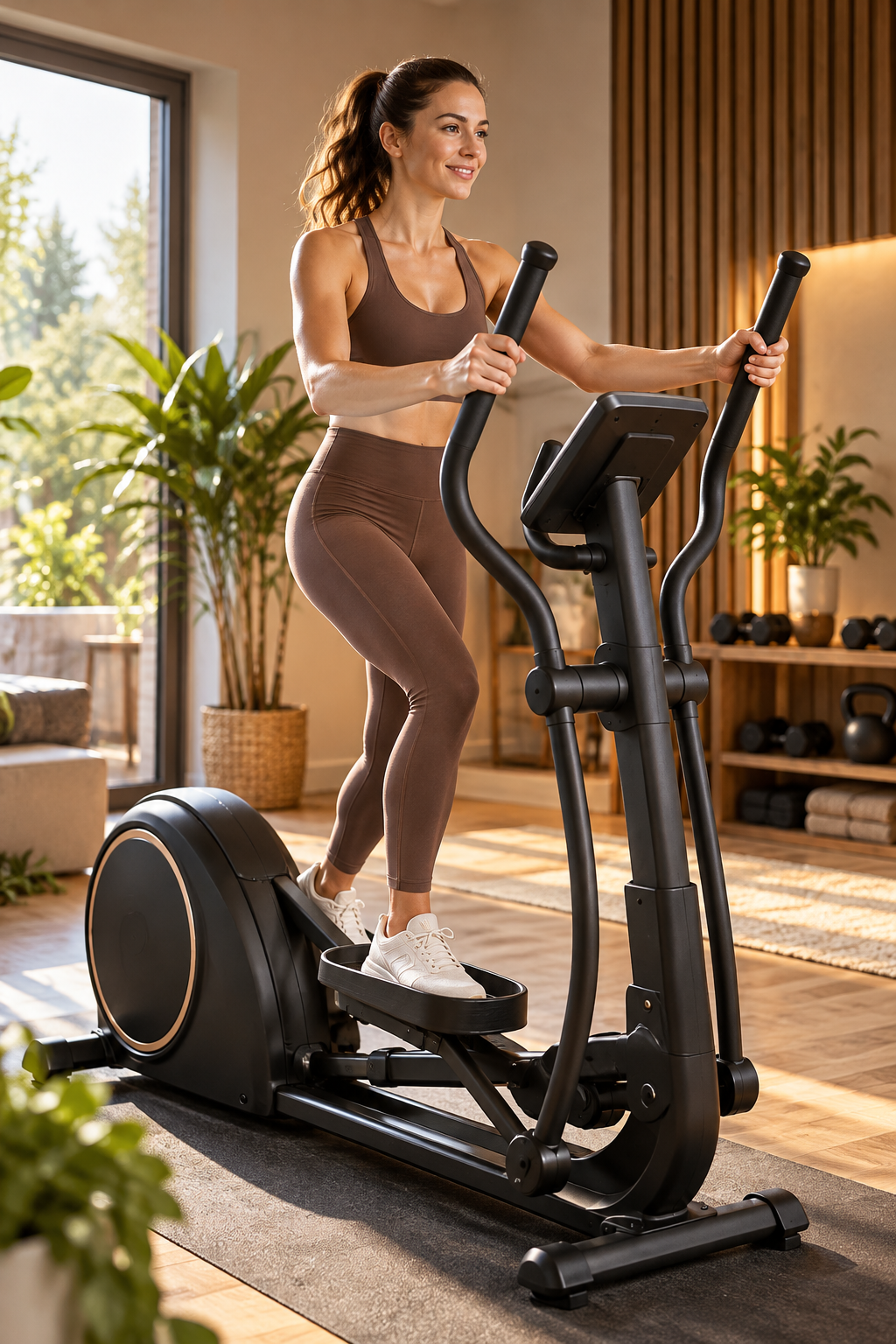 Training auf einem Crosstrainer zuhause